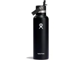 Hydro Flask Standard Mouth Flex Straw Cap (621 ml) - Black