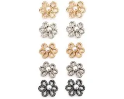 Boucle de taille - 10 pièces - Boutons Richter - Alliage - Universel - Réutilisable - Boutons de raccourcissement de jeans - Réducteur de taille de jeans - Resserrage de taille de pantalon - Convient pour ajuster la ceinture - 30*26 mm - 5 couleurs