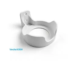 Muurbeugel geschikt voor TP-Link Deco M4 / S4 /P9 / S7 / E4 Mesh WiFi Wandhouder | Stevige Muur Beugel | Wall Mount Houder - Inclusief Bevestigingsmateriaal - VectorX3D® Muur Houder