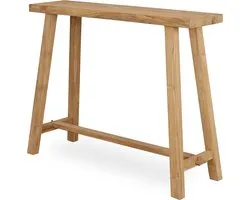 Table d'appoint - Console en teak - 100 x 25 x H 76 cm - Design Elegant