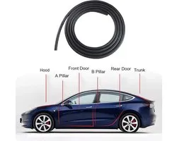 Tesla Model 3 Noise Reduction Set Rubber Rubber Insulation Comfort Car Accessories Pays-Bas et Belgique