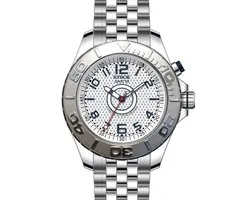 Kyboe - The Gunfire I 55 - Silver Polished - 3-HAND 10 Atm