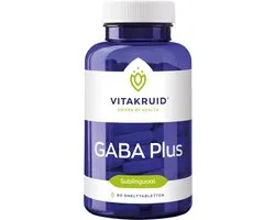 Vitakruid Gaba Plus Sublinguaal  Voedingssupplement - 90 smelttabletten