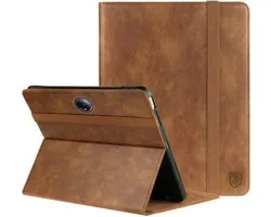 Rosso Element Hoes Geschikt voor OnePlus Pad Go / Oppo Pad Neo / Air 2 | Book Case | Volledige bescherming | Elastische band | Sleep/Wake functie | Met Penhouder | Verstelbare standaard | Bruin