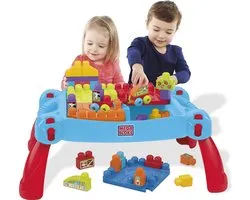 Mega Bloks First Builders Speel- en Leertafel - Constructiespeelgoed voor 1-5 jaar