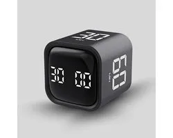 Pomodoro Dobbel - ADHD focus timer - Pomodoro Techniek Timer - Focus Timer Kubus - Digitale Afteltimer - Roterende Kubustimer - Time Management - Werk, Studie & Thuiswerken - Kookwekker