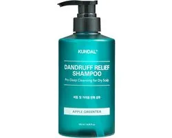 Kundal Dandruff Relief Pro-Deep Cleansing Shampoo 500ml Apple Green Tea