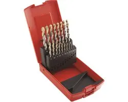 Dormer A095201 19-delige HSS-TiN Borenset - Cilindrisch - 1-10mm