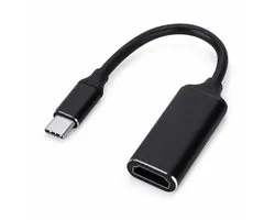 USB C naar HDMI Adapter - HDMI naar USB C kabel - Ondersteunt 4K 30Hz - Converter - Type C to HDMI - Zwart
