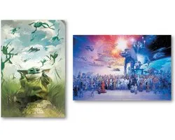 Star Wars poster - Set van twee posters - Star Wars Universe - Mandalorian - Formaat 61 x 91,5 cm