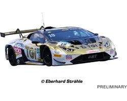 Carrera Speelgoedvoertuig Auto - DIGITAL 124 - Lamborghini Huracán GT3 Evo2 GRT Grasser Racing nr.19 DTM 2025 auto