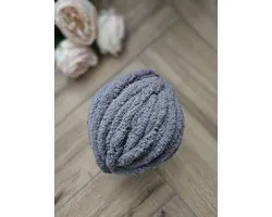 Chunky Wol Donker Grijs - 100% Polyester Chenille - Blanket Chunky Yarn - 250 g - Breigaren - Giant yarn - 2 cm - dik steek - Super chunky wol - Breigaren - Soft - Fluffy