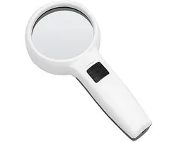 Loupe optique 30x, grande loupe avec 12 LED, adaptée à la dégénérescence maculaire, à la lecture pour personnes âgées, au soudage, à l'inspection, aux pièces de monnaie, aux bijoux et à l'exploration
