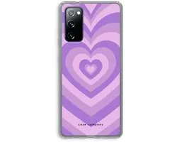 Case Company® - Coque Samsung Galaxy S20 FE / S20 FE 5G - Coeur Violet - Coque souple pour téléphone - Protection tous côtés et bord d'écran