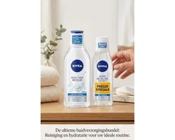 NIVEA Essentials Water Eau micellaire Rafraîchissante & Nourrissante Peau Normale - 400 ml + 200 ml - Duo Pack