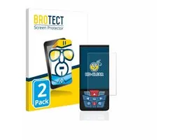 BROTECT - Screenprotector voor Bosch GLM 150-27c - Folie Beschermfolie transparant 2 Stuks