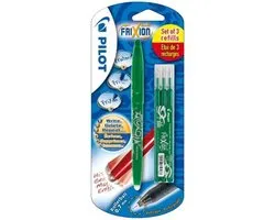 Pilot roller Frixion Ball groen + 3 vullingen 0.7