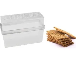 Cracker Bewaardoos - Transparant - Crackerdoos - Knackebrod Bewaardoos