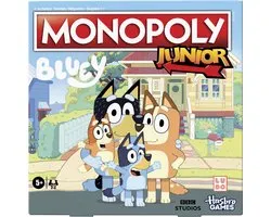 Monopoly Junior: Bluey-editie, bordspel voor kinderen vanaf 5 jaar Franse editie