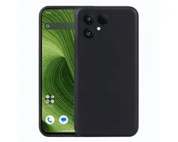 Telestore - Coque en gel silicone TPU noir - compatible avec Fairphone 6