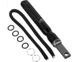 Vuurstarter - Waterdicht - Magnesiumstick - Vuursteen - Survival fire starter - Kampvuur - Vuur maken - Scouting - Outdoor - Bushcraft - Kamperen - Noodsituatie - Zwart - Jonyx
