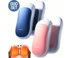 Ocoopa® Handwarmers Herbruikbaar - Duo Set – UT PRO - Elektrische Handwarmers Oplaadbaar & Herbruikbaar – Innovatief Magnetisch Ontwerp – Krachtige Warmte en Compact Comfort in Eén Pakket