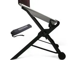 Support pliable pour ordinateur portable de bureau – 8 niveaux réglables en hauteur – Support ergonomique pour ordinateur portable – MacBook pour ordinateur portable 10-17" – Support réglable – Support réglable pour ordinateur portable NEXSTAND K2