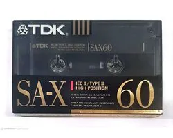 TDK SA‑X 60 Super Avilyn Audio Cassette (Type II)