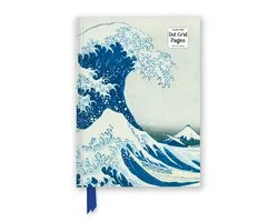 Flame Tree Dot Grid Notebooks- Katsushika Hokusai: The Great Wave (Foiled Dot Grid Journal)