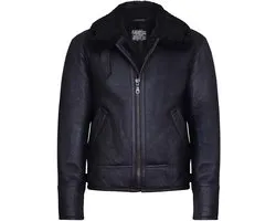 Leather Heren B3 'Air Force' Real Shearling Schapenvacht Aviator Pilot Vliegende Jas