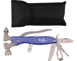 Gereedschapsset, Multitool, "Worker", blauw, metaal