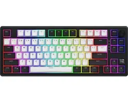 HATOR Skyfall 80 MAG Ultima 8K Wireless gamingtoetsenbord, USB + RF Wireless + Bluetooth, Aurum Ice Magnetic Linear Switches, QWERTY, US-ANSI, Web SyncHUB™