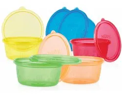 Nuby Snackkommetjes met deksel 300ml (6st)