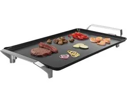 Princess Bakplaat 103120 - Table Chef Premium - Grillplaat - Gourmet - Groot 60x36 cm - 2500W - Regelbare thermostaat - 1.5 meter snoer - Teppanyaki - Dubbel verwarmingselement - Extra snel warm